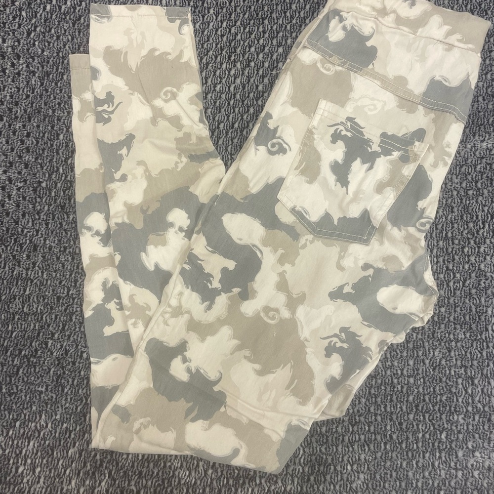 Venti 6 Camo Drawstring Crinkle Pant